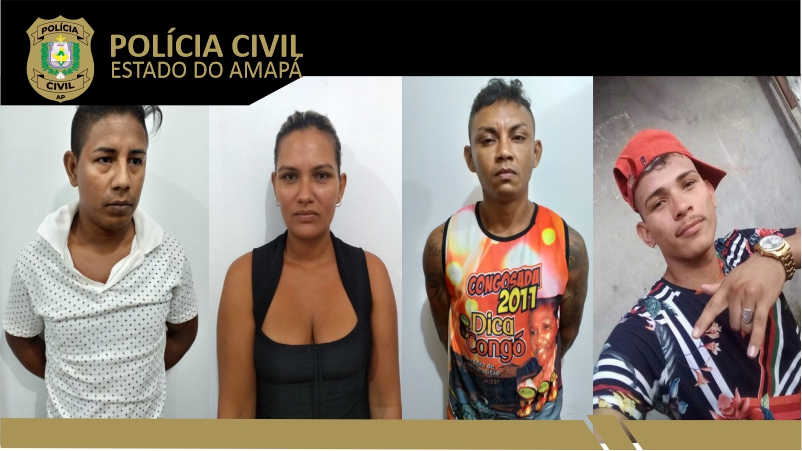 POLÍCIA CIVIL PRENDE 4 PESSOAS DURANTE OPERAÇÃO DE CUMPRIMENTO DE MANDADOS NO BAIRRO ARAXÁ